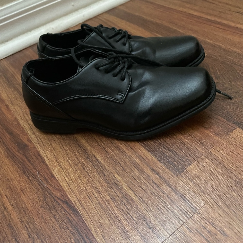 Boys dress shoes.
